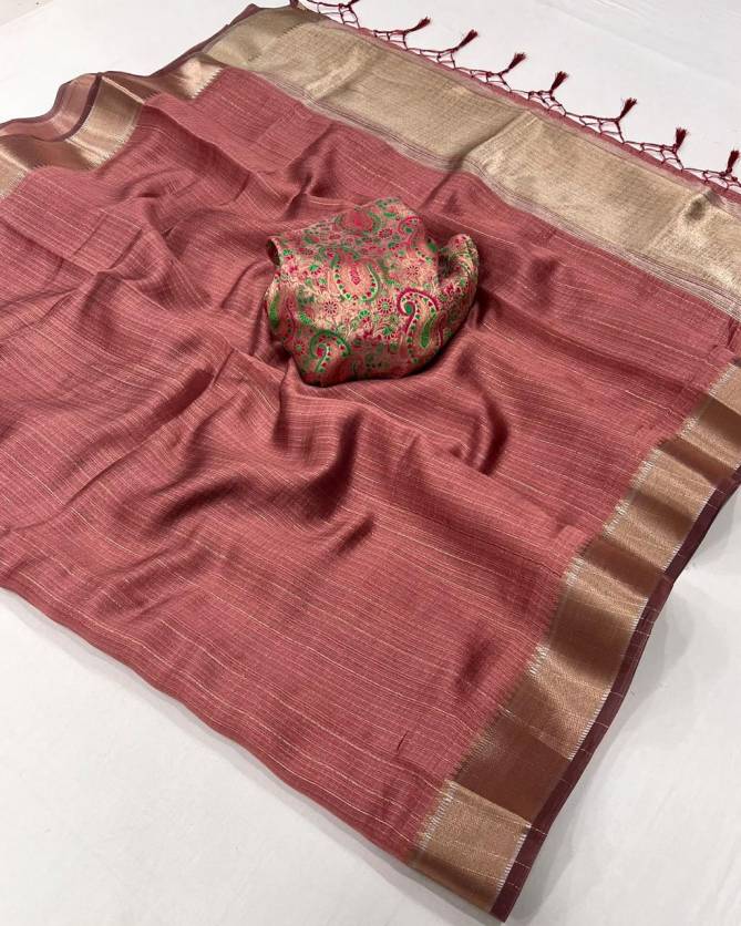 Knoorie Seasons By Rajtex Moss Chiffon Handwoven Saree Wholesale Online